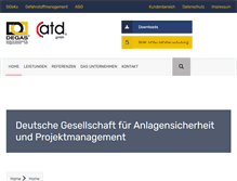 Tablet Screenshot of degas-atd.com